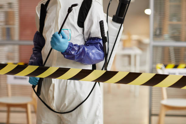 Professional Biohazard technician working in Cornish, ME